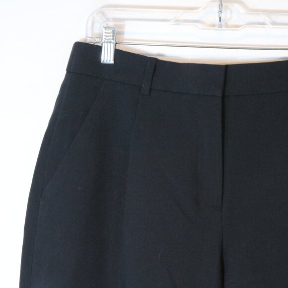 Abercrombie & Fitch Curve Love Tailored Trouser Pants Womens 8 Black High Rise - Picture 3 of 5